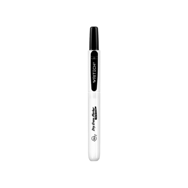 Writech Μαρκαδόρος Πίνακος με Κουμπί 2mm Μαύρο (Retractable)