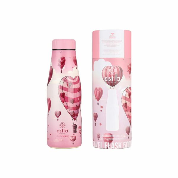Estia Travel Flask Μπουκάλι Θερμός Love Ascend 500ml