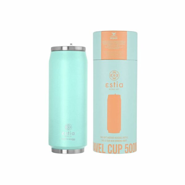 Estia Travel Cup Κούπα Θερμός Bermuda Green 500ml