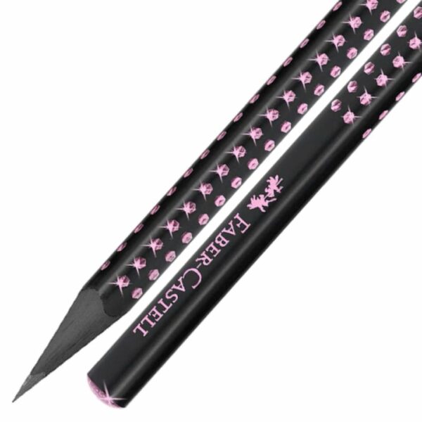Faber-Castell Sparkle Μολύβι Μαύρο ξύλο Ροζέ