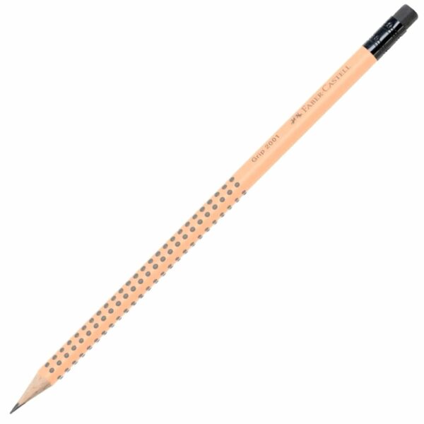 Faber-Castell Grip 2001 Μολύβι με Γόμα Βερύκοκο