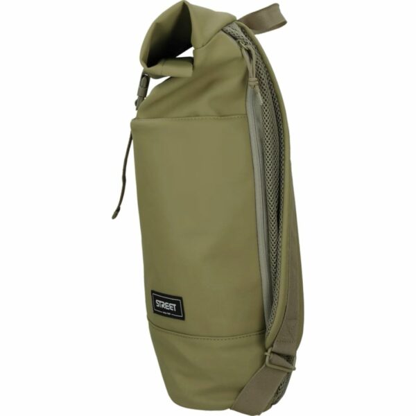 Street Τσάντα Back Pack Fashion Rollup Black 30x12x46cm - Image 3